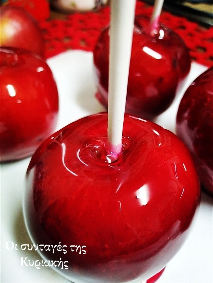 συνταγή-για-καραμελωμένα μήλα-