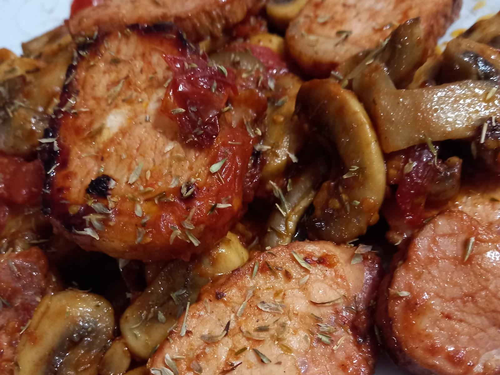 Απάκι- με- σάλτσα -και -μανιτάρια- Απάκι- με- σάλτσα -και -μανιτάρια-