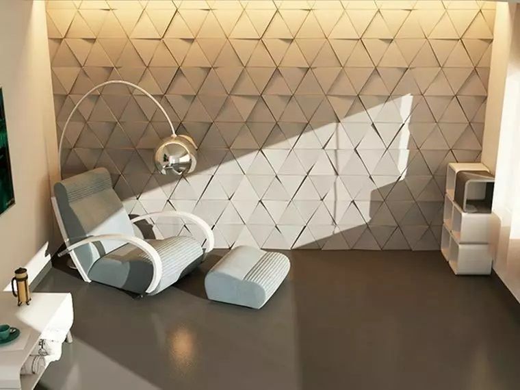 Τρισδιάστατα πλακάκια τοίχου-στο-σπίτι-ιδέες-