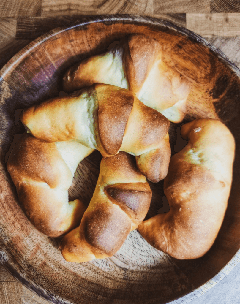 Κρουασανάκια- βουτύρου- χωρίς -ζάχαρη- Κρουασανάκια- βουτύρου- χωρίς -ζάχαρη-