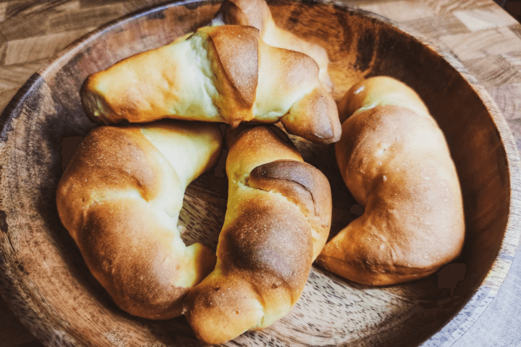 Κρουασανάκια- βουτύρου- χωρίς -ζάχαρη- Κρουασανάκια- βουτύρου- χωρίς -ζάχαρη-