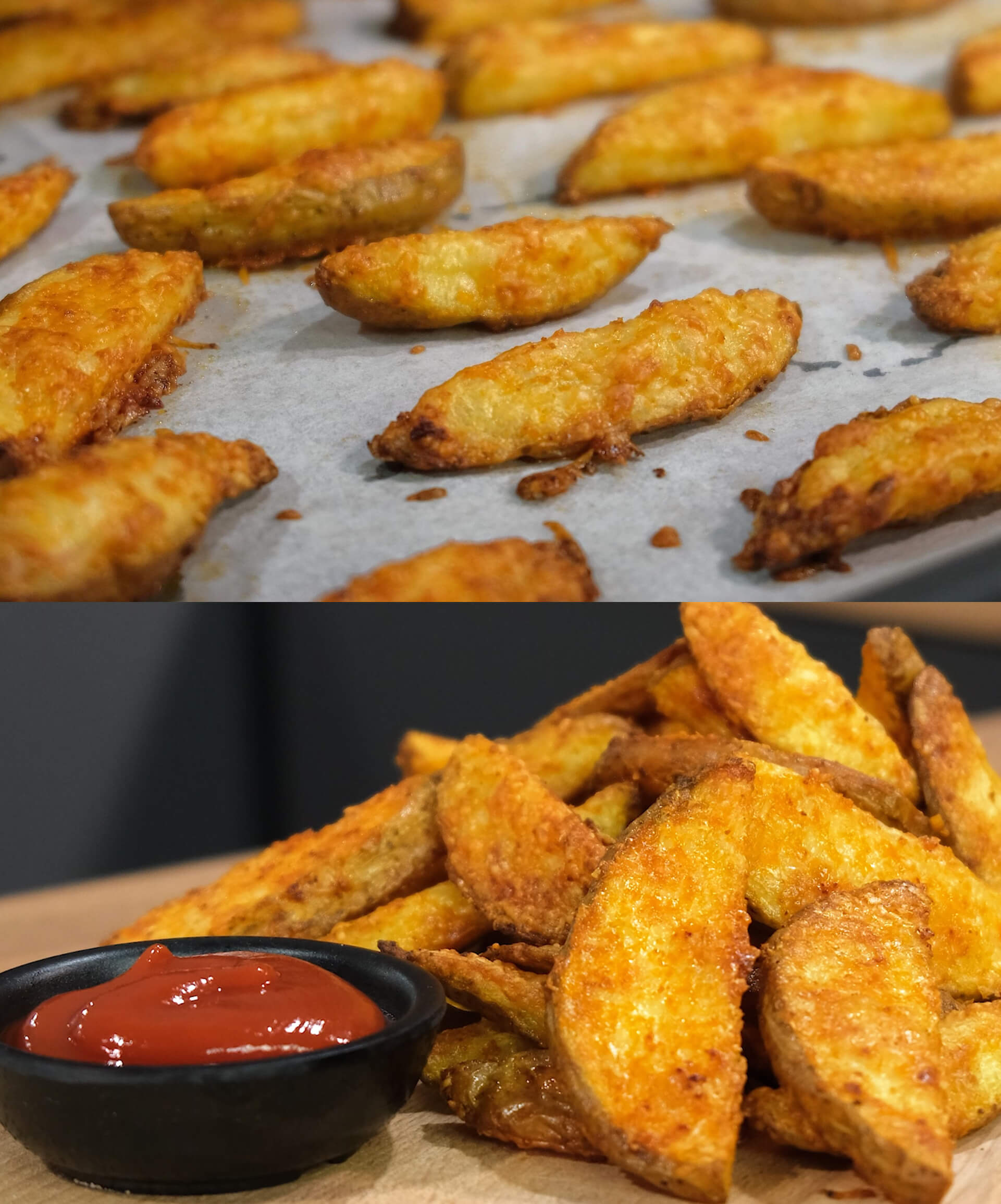 Πατάτες φούρνου σαν τηγανιτές από τον Παναγιώτη Παπαδάκη