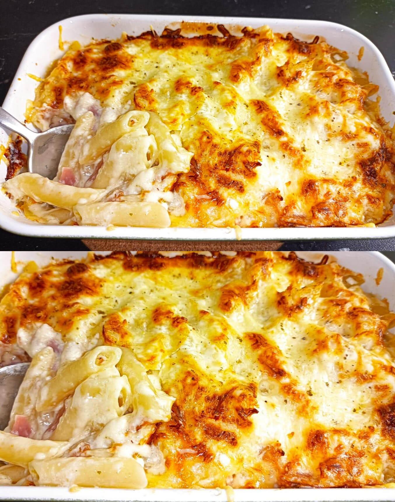 Η καλύτερη συνταγή για πένες φούρνου με κρέμα γάλακτος