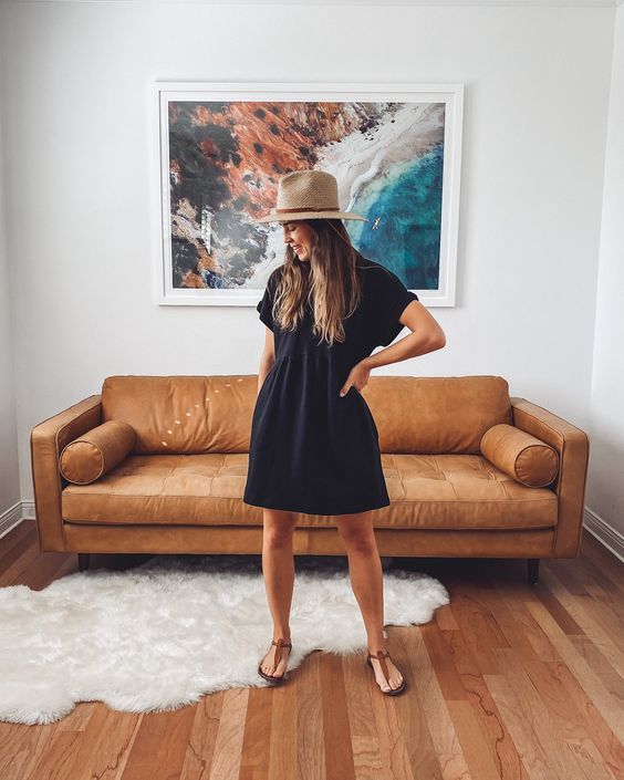 μπλε-μίνι-φόρεμα-ντύσιμο-Μαρτίου-ιδέες-