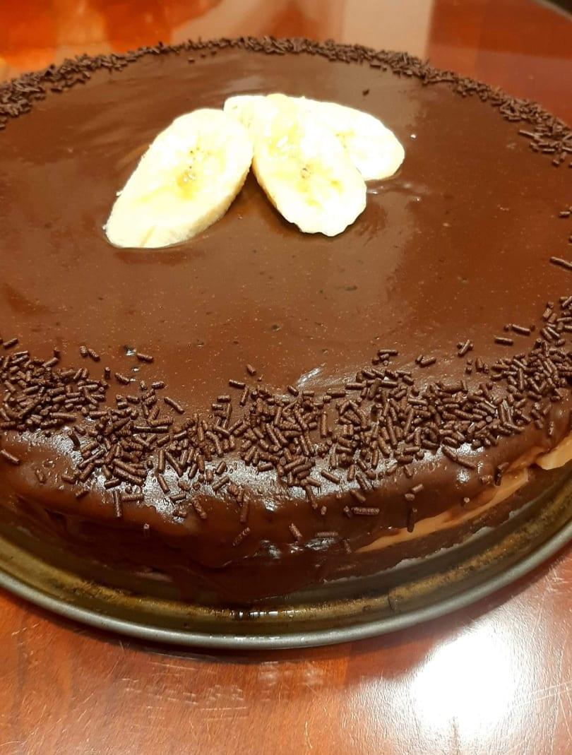 τούρτα-μπανάνα-σοκολάτα-συνταγή-