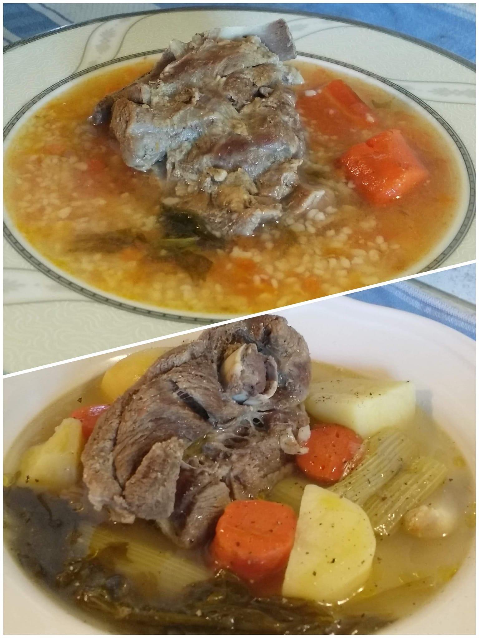 σούπα-Μετσοβίτικη-με-γίδα-και-ξινό τραχανά-συνταγή-