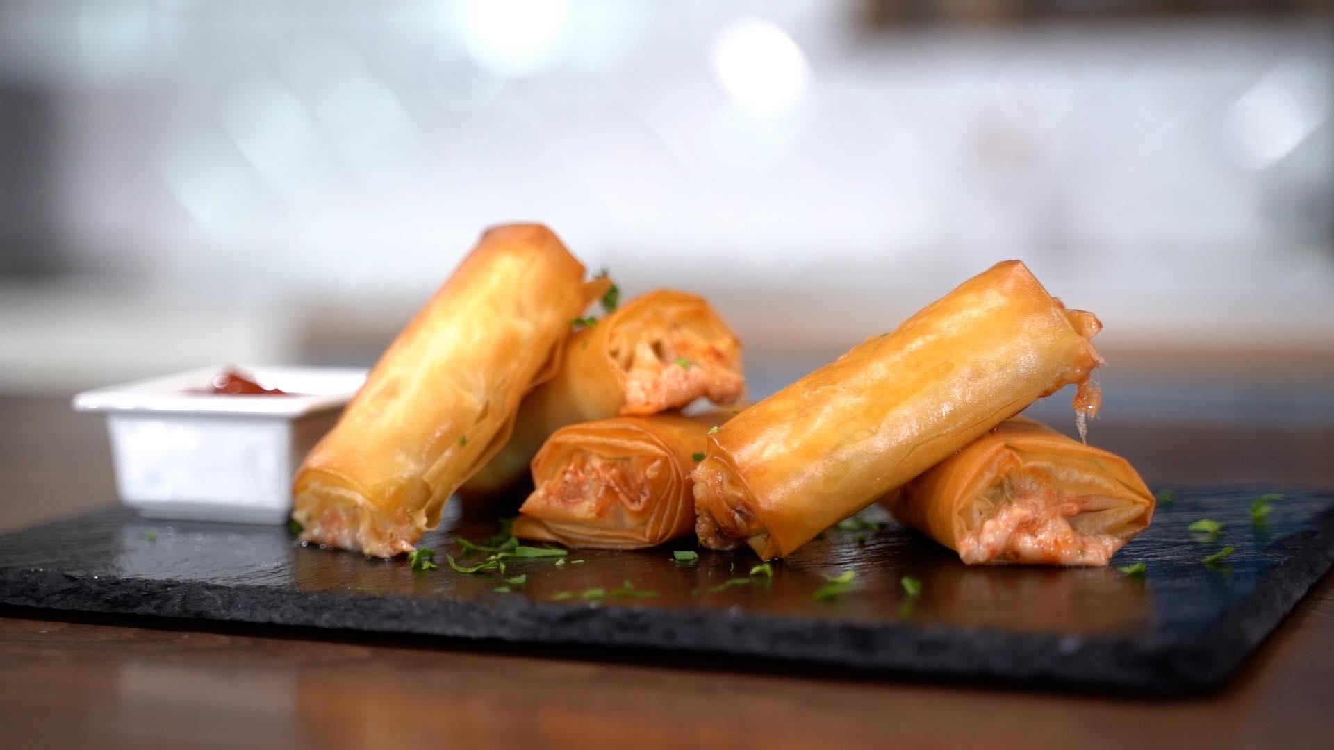 Ρολάκια- με -φύλλο- κρούστας- και- τόνο-