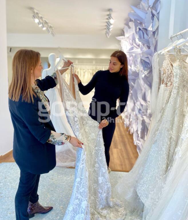 Η πρώτη πρόβα νυφικού της Αθηνά Ευμορφιάδη!