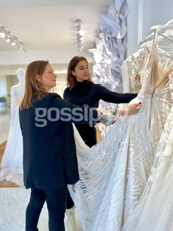 Η πρώτη πρόβα νυφικού της Αθηνά Ευμορφιάδη!