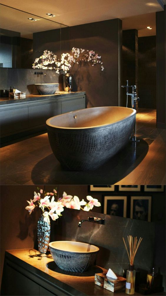 ιδέες-διακόσμησης-στο-μπάνιο-σε-μαύρο-και-χρυσό-