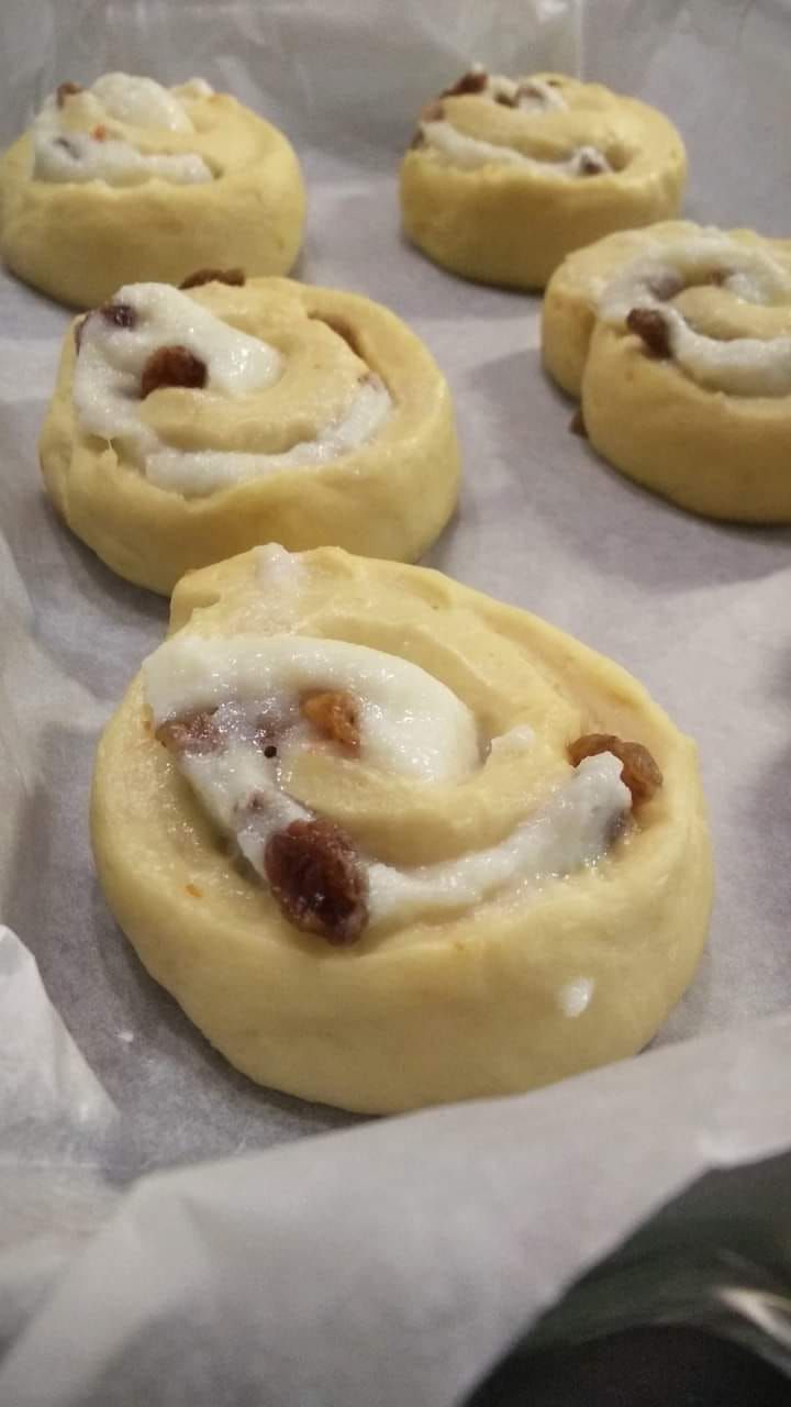 Δανέζικα- ρολάκια- με -σιμιγδαλόκρεμα-