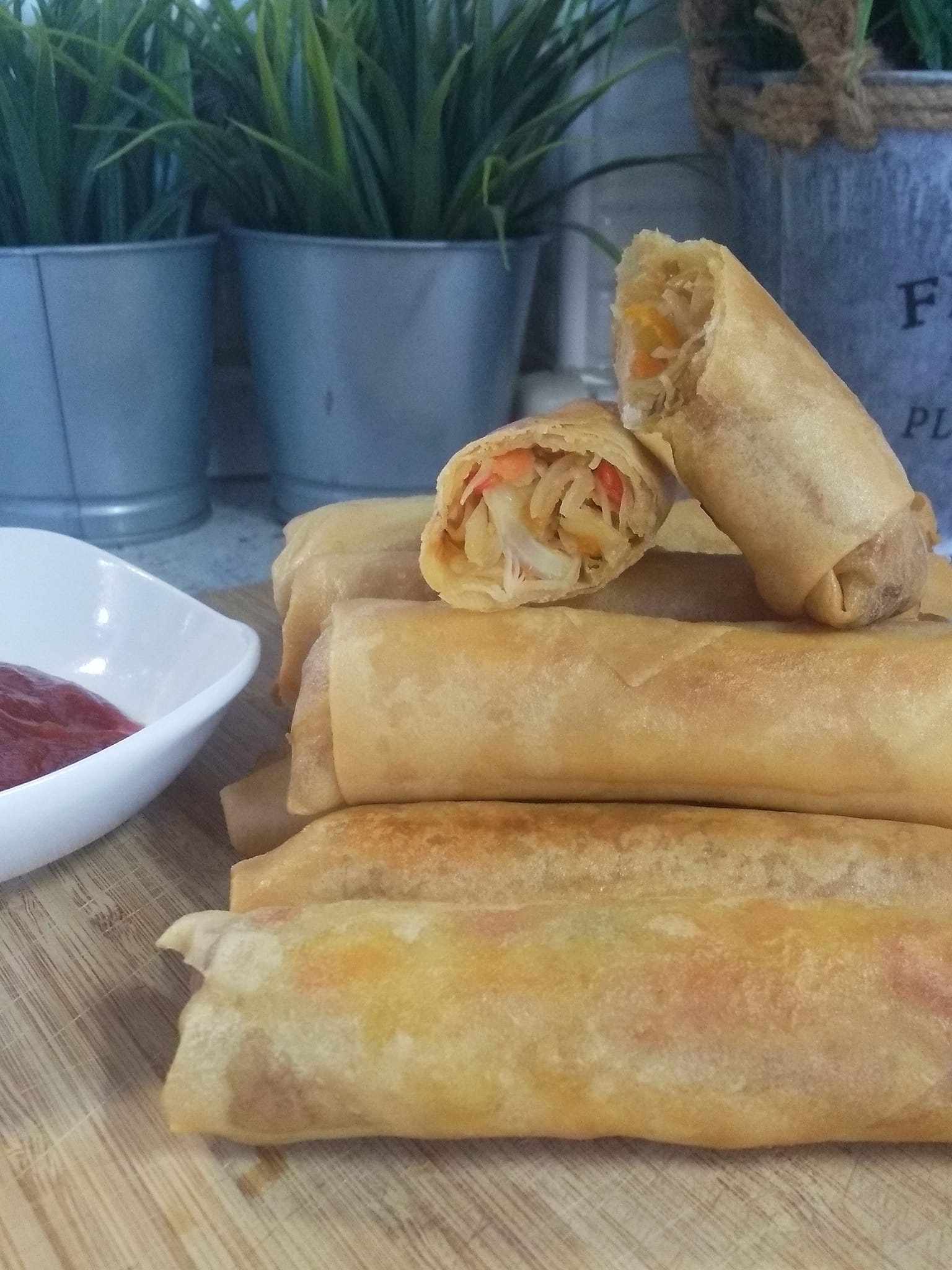 Κινέζικο -για -μεσημεριανό-: Μπουτάκια- κοτόπουλο- με- πάνκο- και- spring- roles- Κινέζικο -για -μεσημεριανό-: Μπουτάκια- κοτόπουλο- με- πάνκο- και- spring- roles-