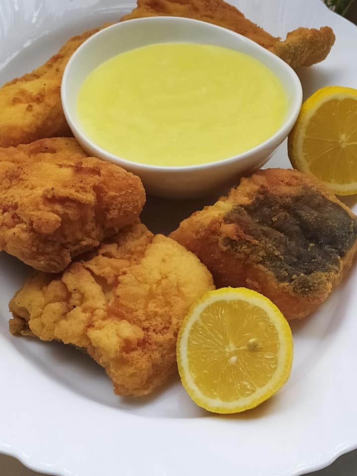 Μπακαλιάρος- τηγανητός- με- αλεύρι- Μπακαλιάρος- τηγανητός- με- αλεύρι-