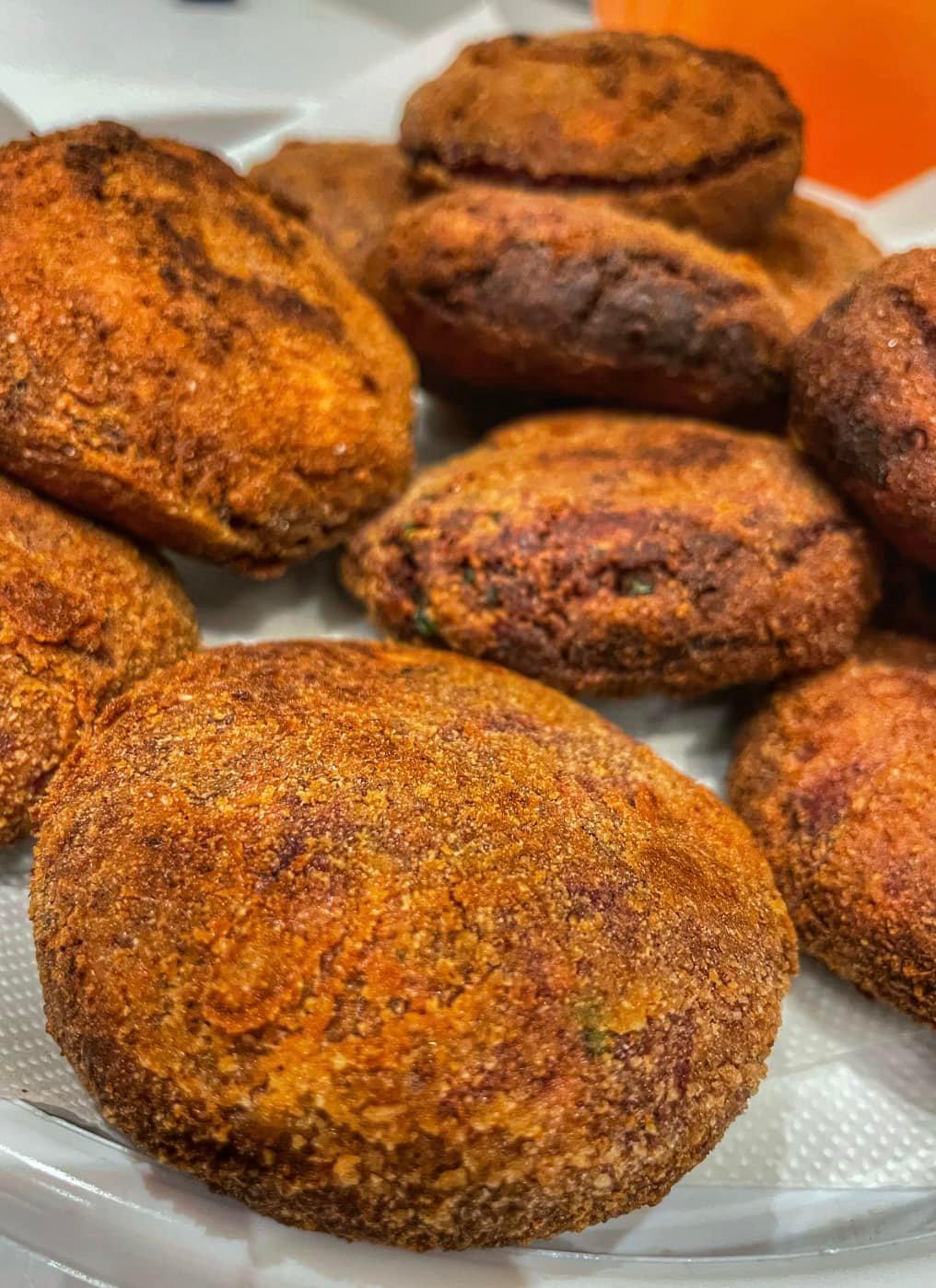 Νηστίσιμα- μπιφτέκια- με- μανιτάρια- και -παντζάρια-