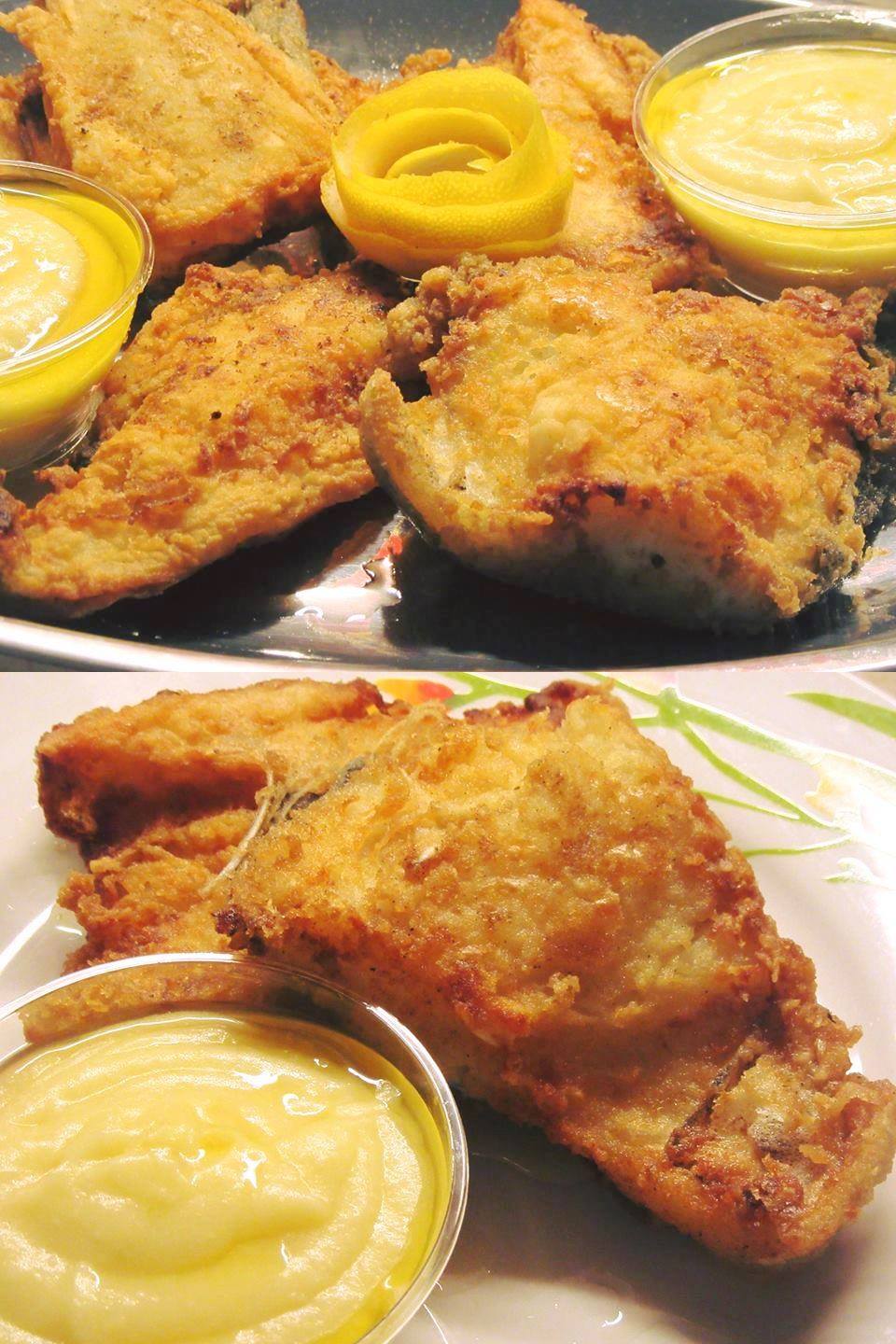 Μπακαλιάρος τηγανητός με αλεύρι