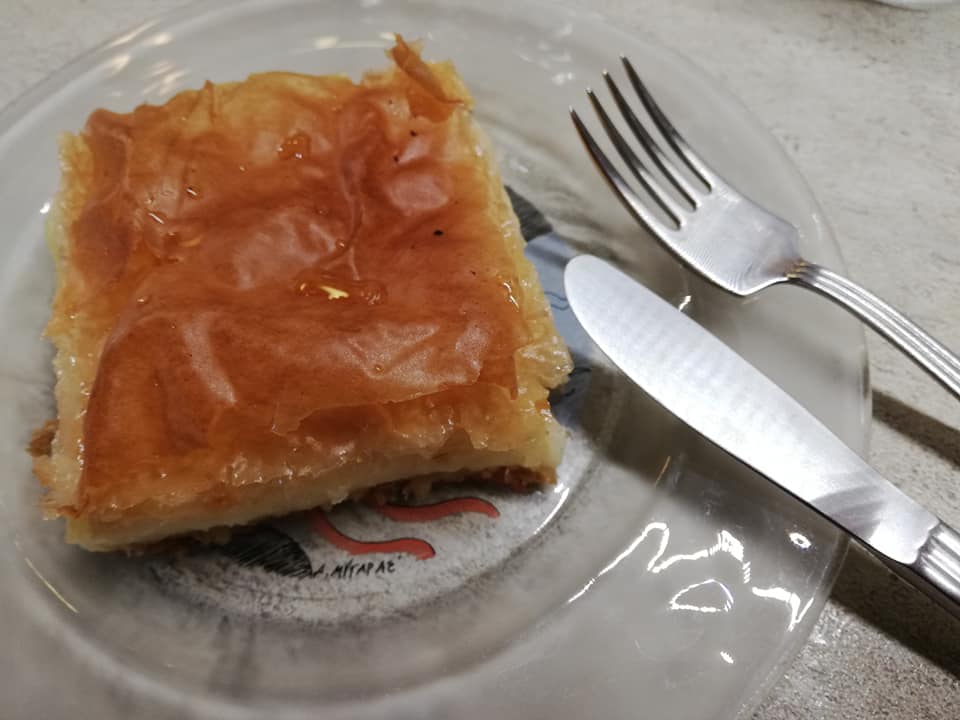 Γλυκό -για- 25η- Μαρτίου-: Νηστίσιμο- γαλακτομπούρεκο-