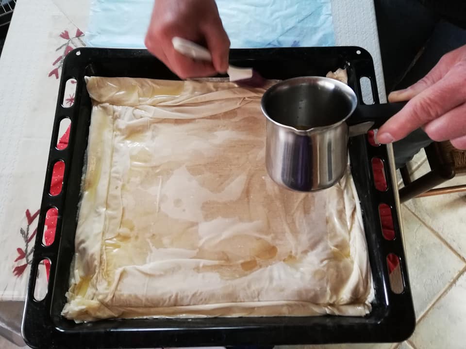 Γλυκό -για- 25η- Μαρτίου-: Νηστίσιμο- γαλακτομπούρεκο-