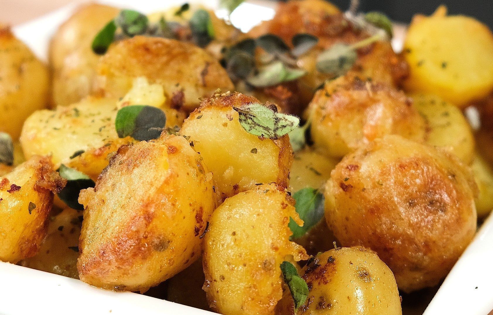 Σκορδάτες- πατάτες- μελωμένες- Σκορδάτες- πατάτες- μελωμένες-