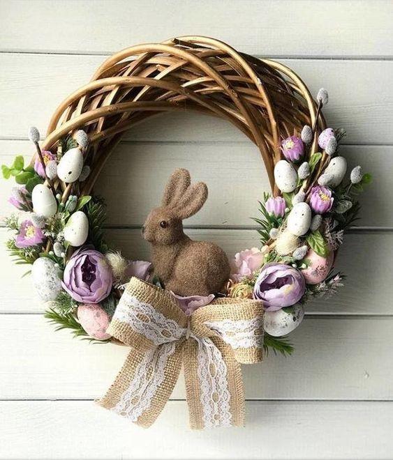 ξύλινο-πασχαλινό-στεφάνι-με-λαγουδάκι-και-λουλούδια-ιδέες-για-πασχαλινά στεφάνια 2022- ξύλινο-πασχαλινό-στεφάνι-με-λαγουδάκι-και-λουλούδια-ιδέες-για-πασχαλινά στεφάνια 2022-