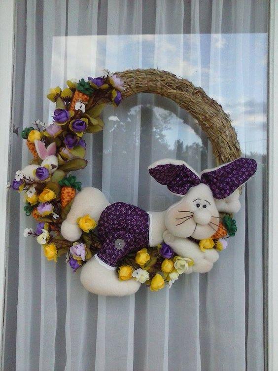 ιδέες-για-πασχαλινά στεφάνια 2022-