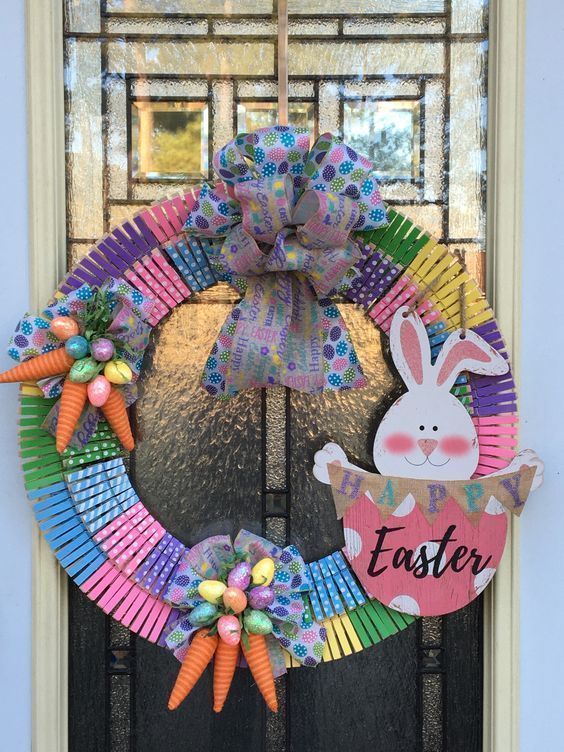 ιδέες-για-πασχαλινά στεφάνια 2022-