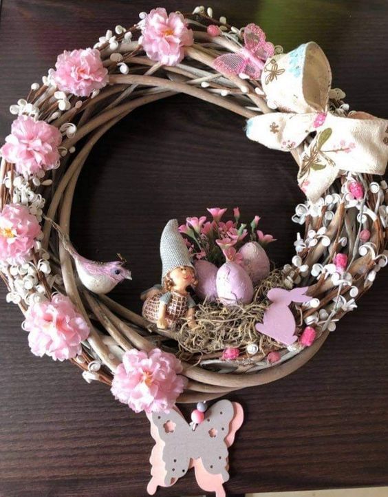 ιδέες-για-πασχαλινά στεφάνια 2022-