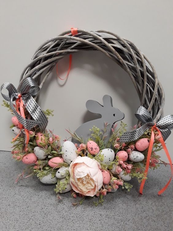 ιδέες-για-πασχαλινά στεφάνια 2022-