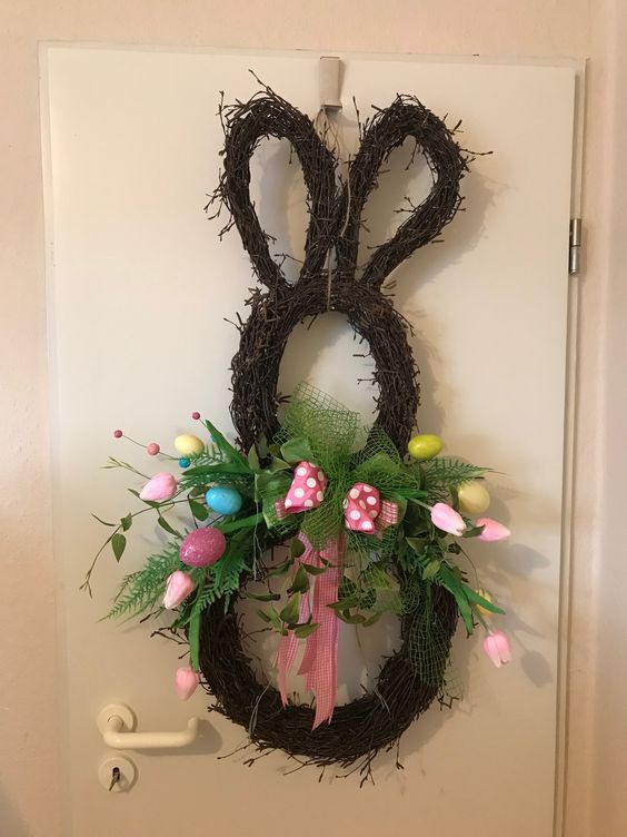 ιδέες-για-πασχαλινά στεφάνια 2022-