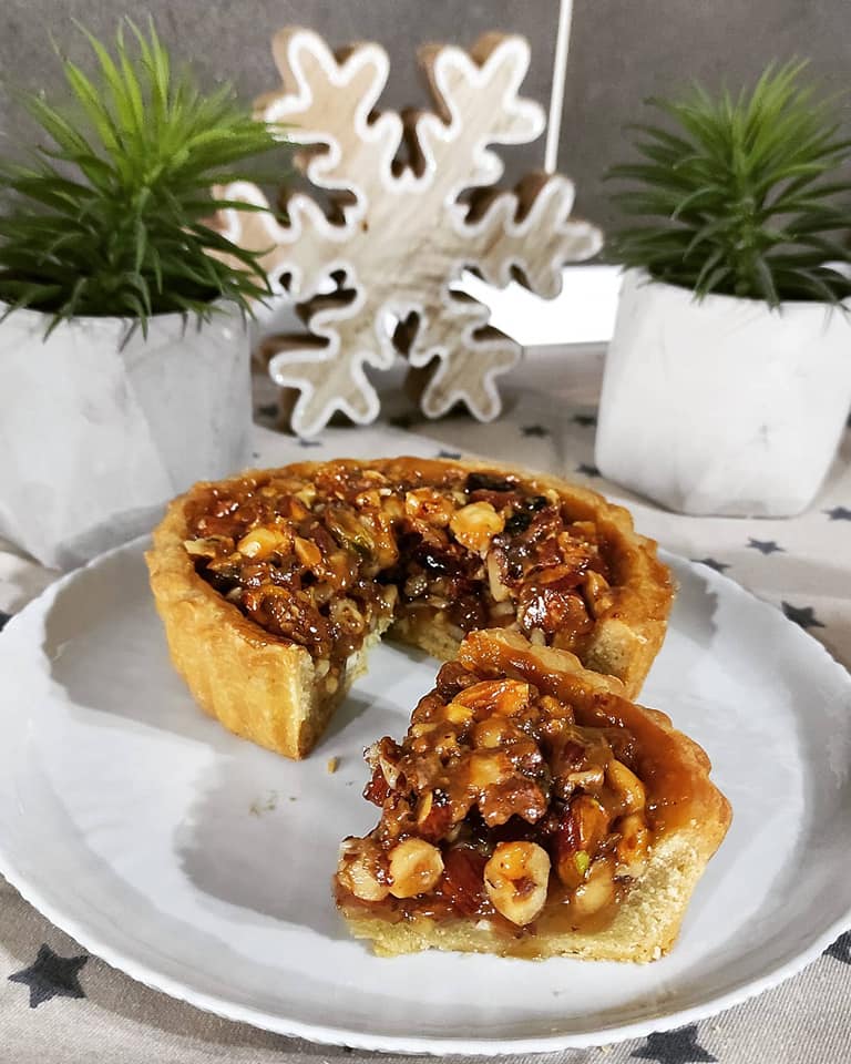 Τάρτα -με- μέλι -και- ξηρούς- καρπούς-