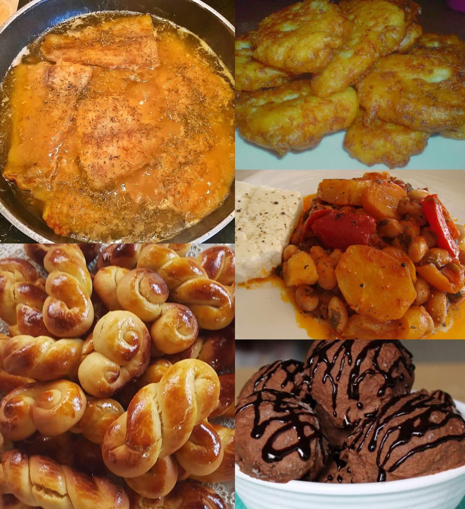 Κυριακή των Βαΐων Μενού εβδομάδας από 4/4/2022 εως 10/4/2022