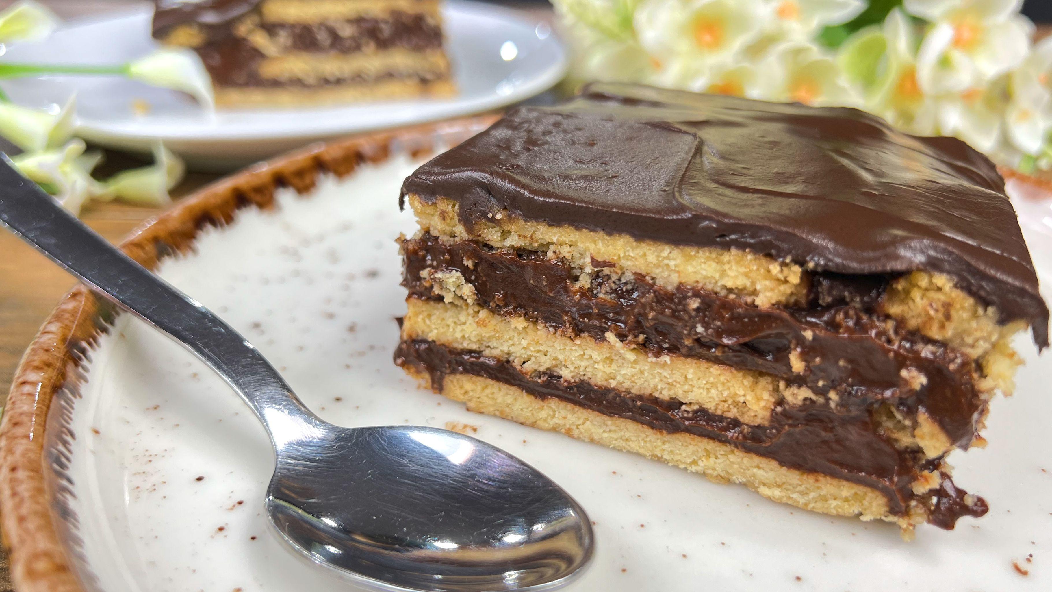 Μπισκοτόγλυκο -νηστίσιμο -με -σοκολάτα-