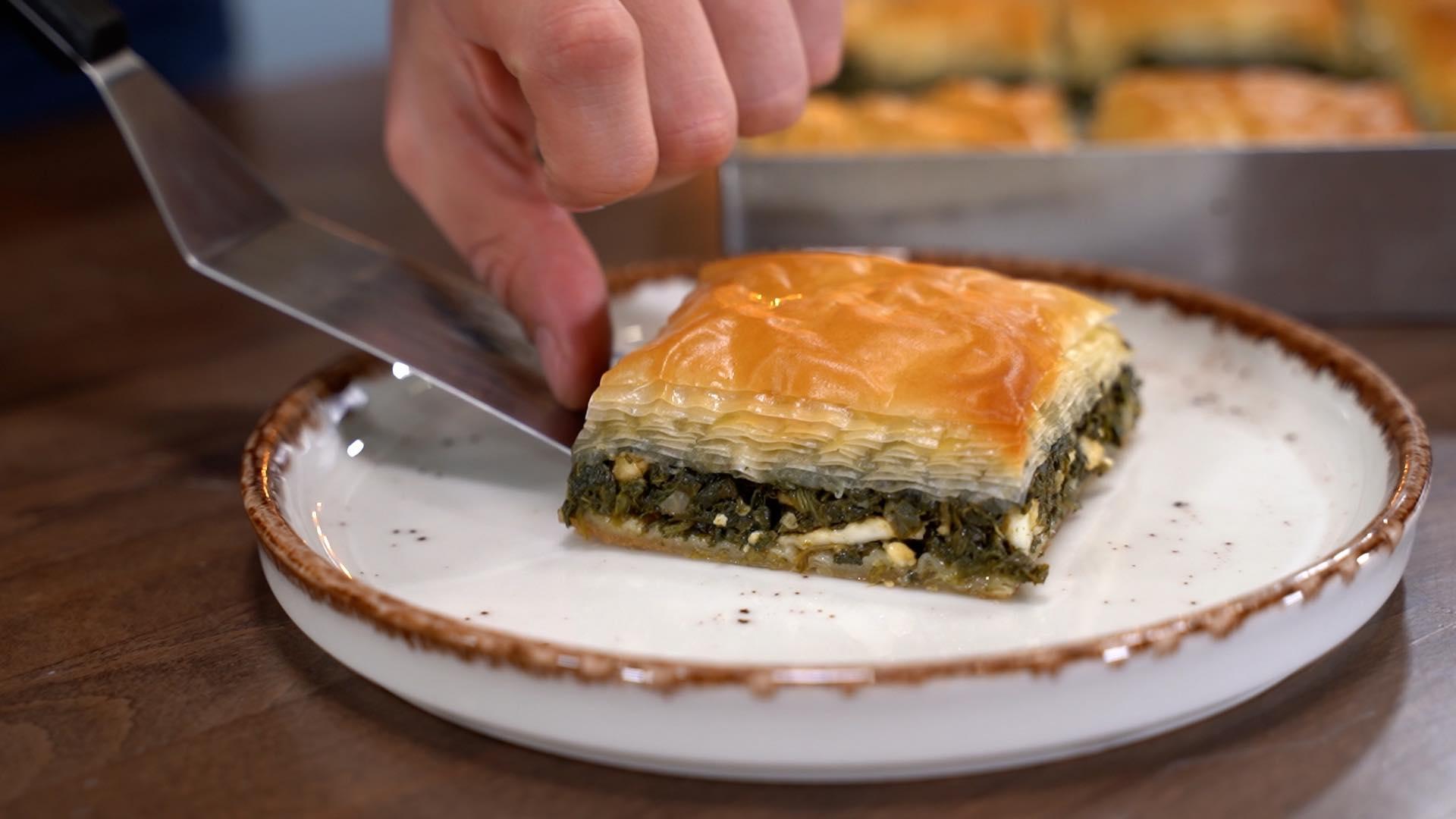 Νηστίσιμη -σπανακόπιτα -με -τραγανό -φύλλο-