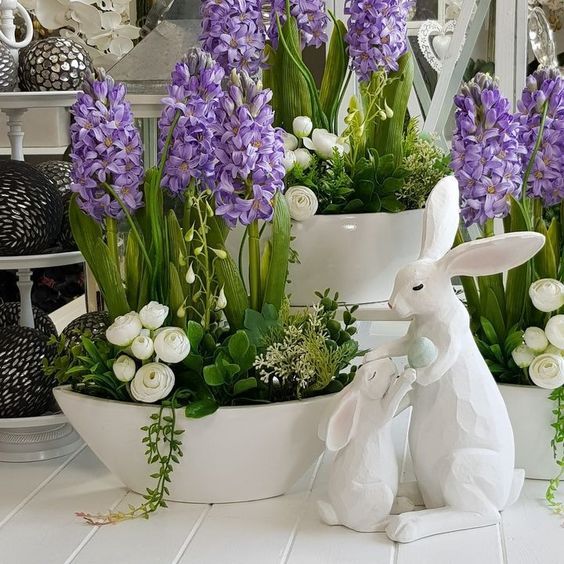 ιδέες-πασχαλινής-διακόσμησης-σε-μοβ-χρώμα-