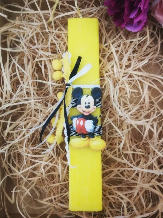 πασχαλινές-λαμπάδες-με-mickey-ιδέες-