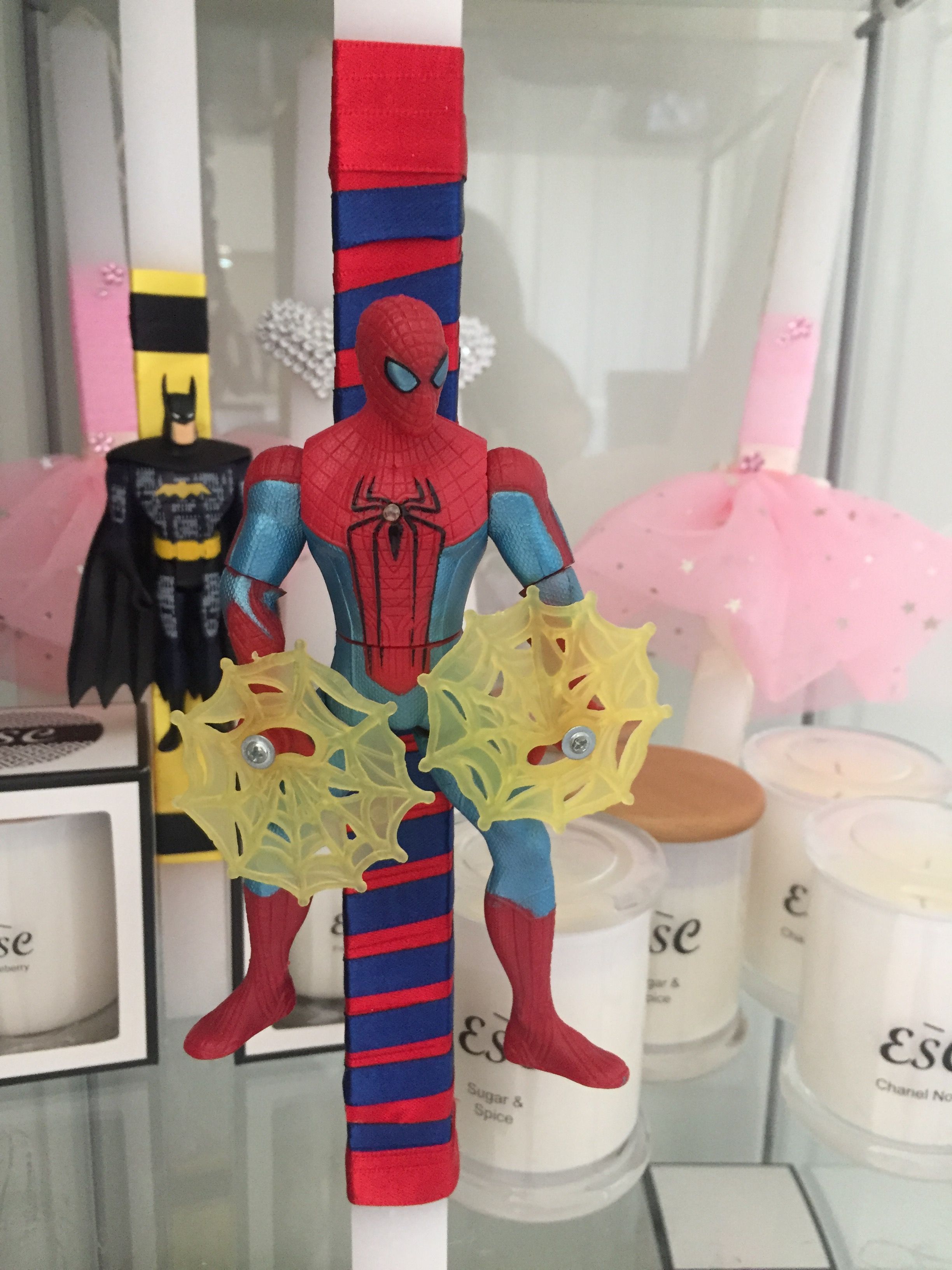 πασχαλινές-λαμπάδες-με-spiderman-ιδέες-