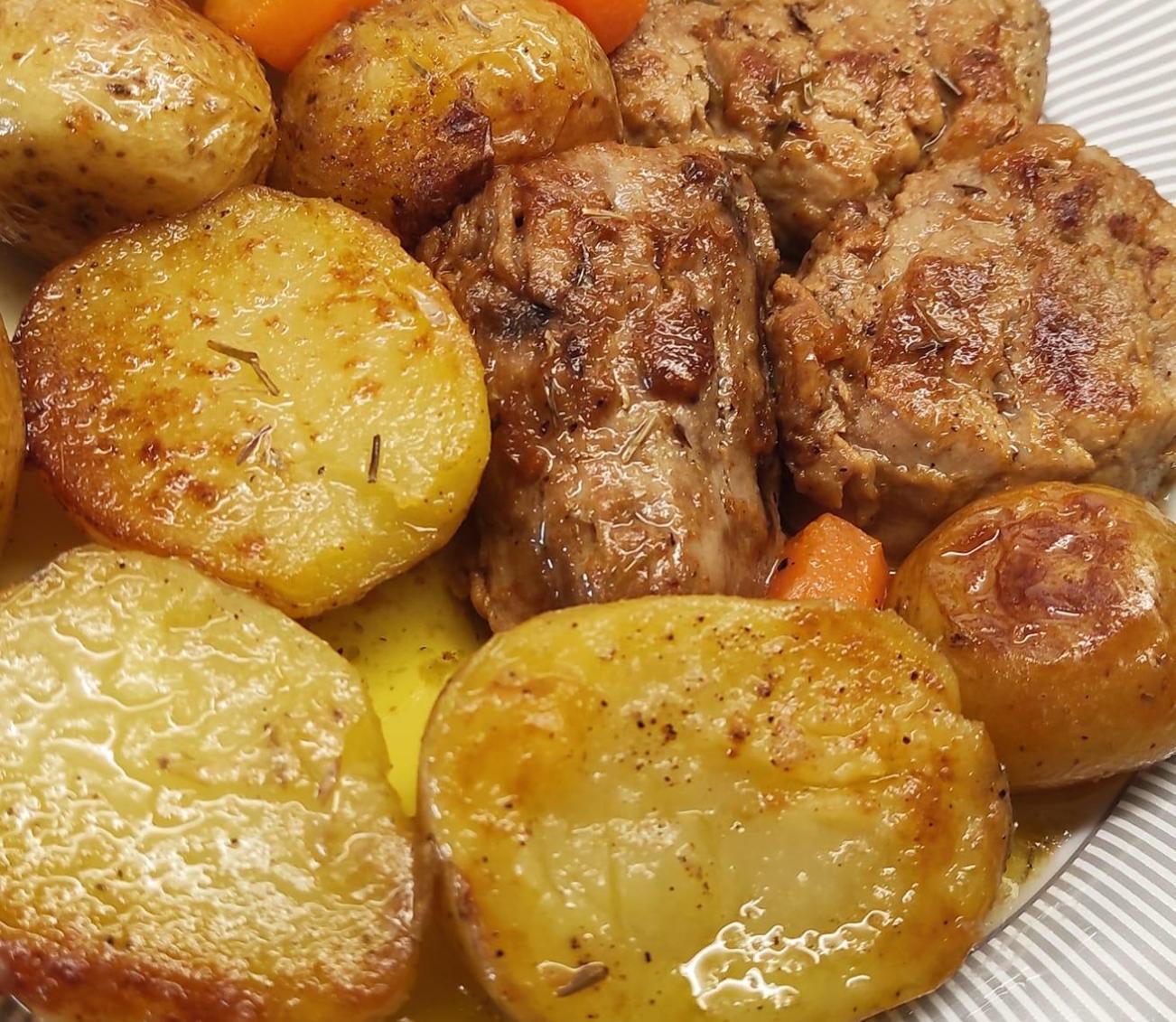 Ψαρονέφρι με πατατούλες baby βουτύρου