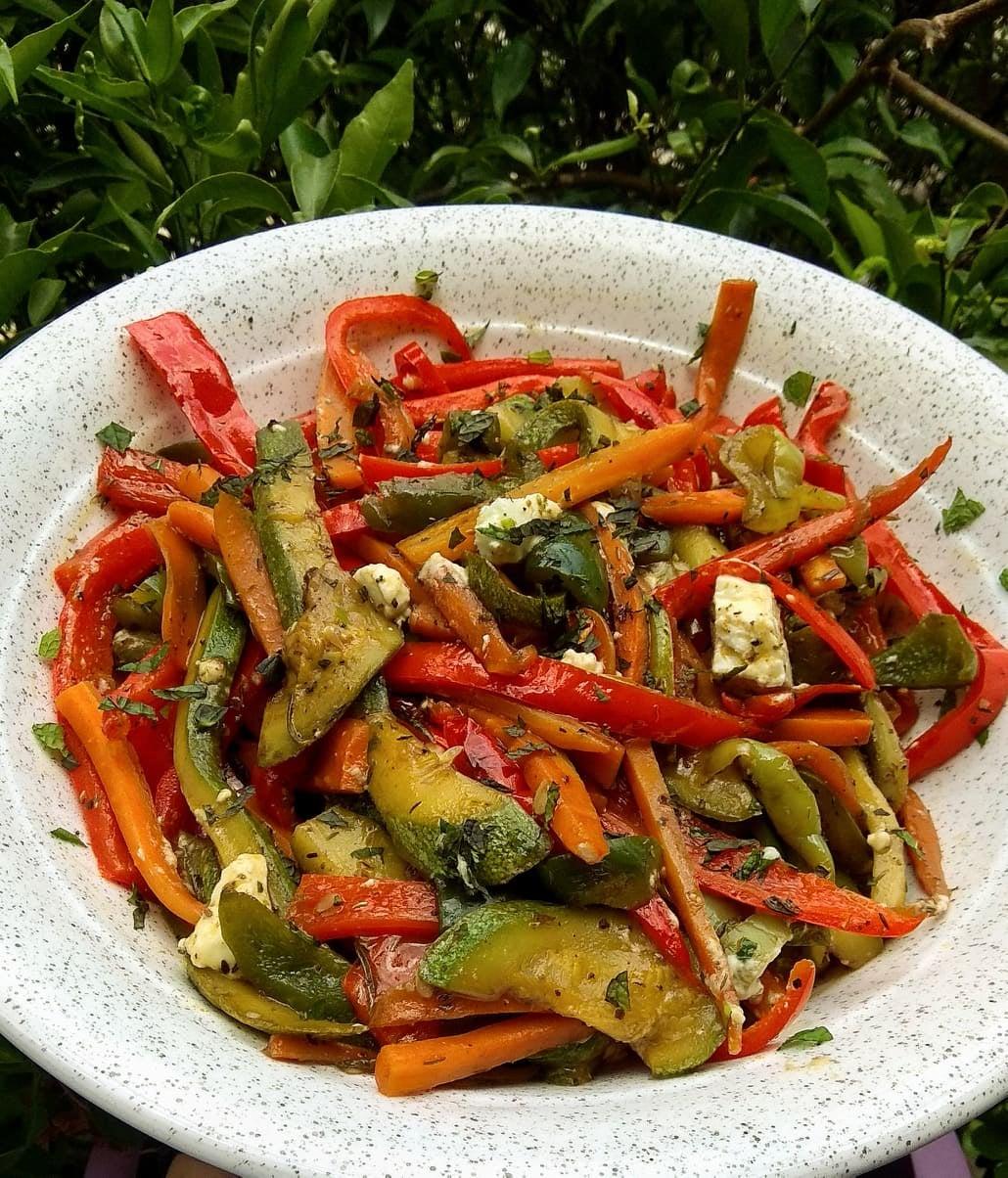 σαλάτα-λαχανικά σωτέ-συνταγή-