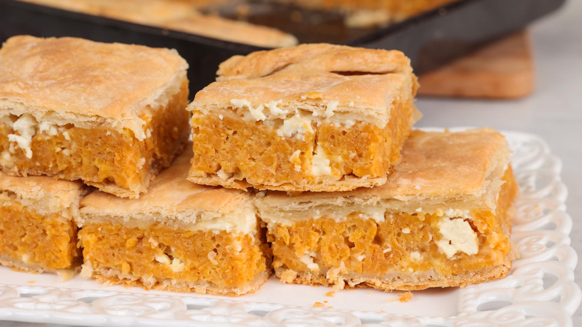 Τραχανόπιτα- με -φέτα -