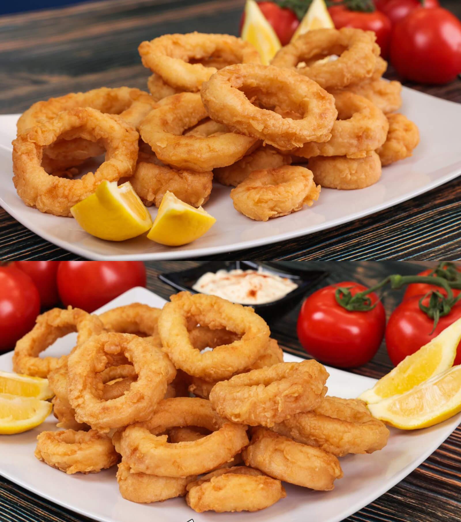 Τηγανιτά καλαμαράκια για την Μεγάλη Εβδομάδα