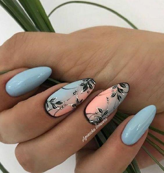 γαλάζια-νύχια-με-λουλούδια-ιδέες-