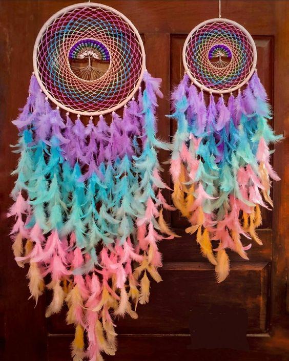 ονειροπαγίδα-στην-εξώπορτα-ιδέες-boho διακόσμησης-