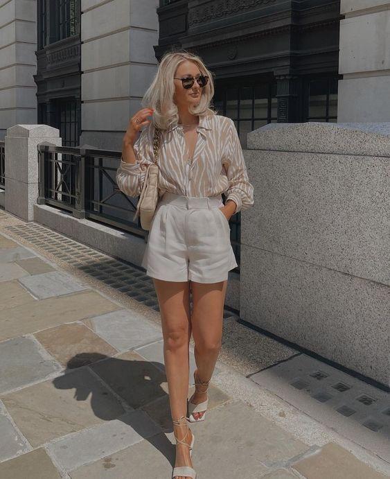 λευκό-σορτσάκι-με-πουκαμίσα-ιδέες-