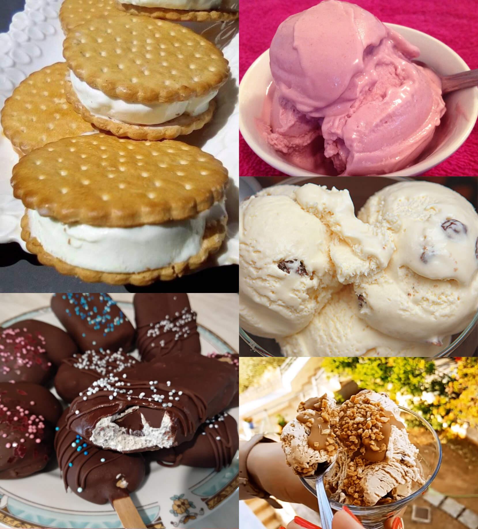 20 συνταγές για παγωτό