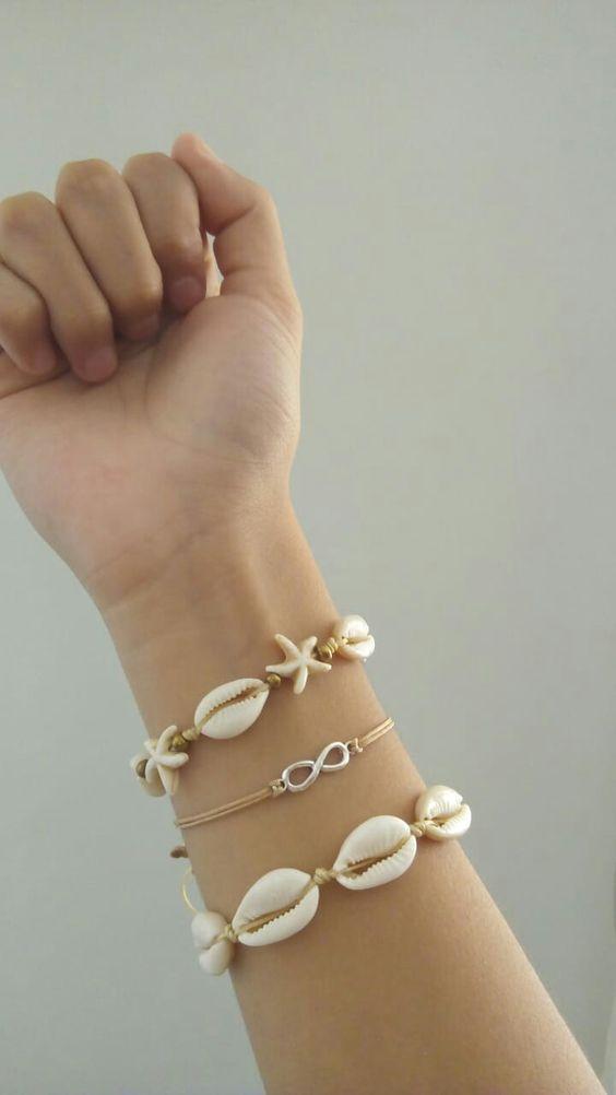 βραχιόλια-με-κοχύλια-ιδέες-