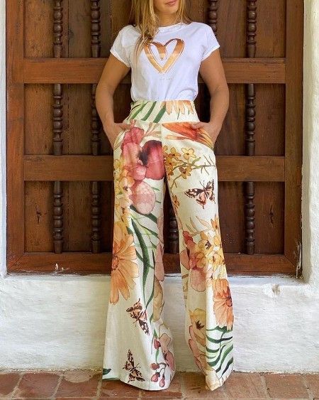 φλοράλ-παντελόνα-ιδέες-για-το-Καλοκαίρι 2022-