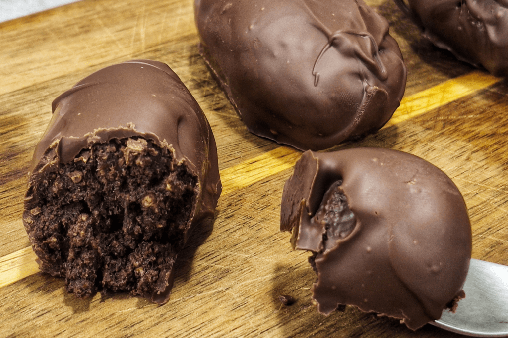 σοκολατάκια -με- 4- υλικά- χωρίς- ζάχαρη-