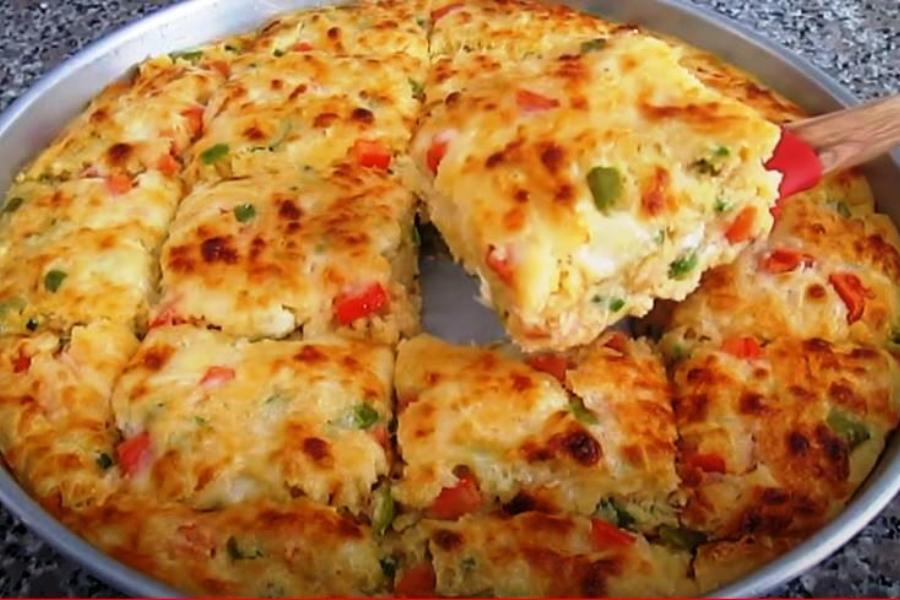 10 καλοκαιρινές πίτες-Αφράτη-πίτα-σαν-σουφλέ-με-πιπεριές-&-πατάτες!