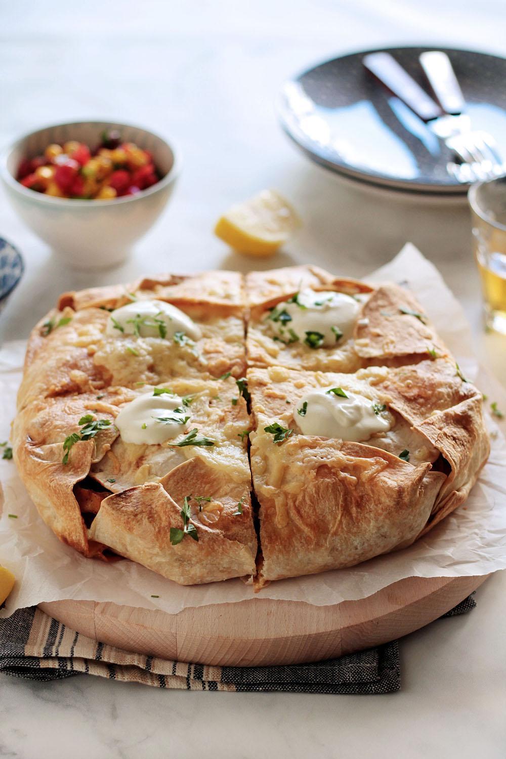 10-καλοκαιρινές-πίτες-πίτα -ajitas-με-τορτίγια-&-κοτόπουλο