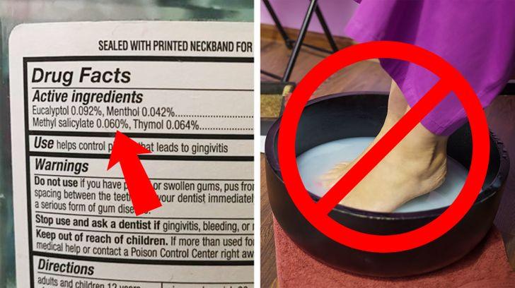 ποδόλουτρο-με-Listerine-πλεονεκτήματα-