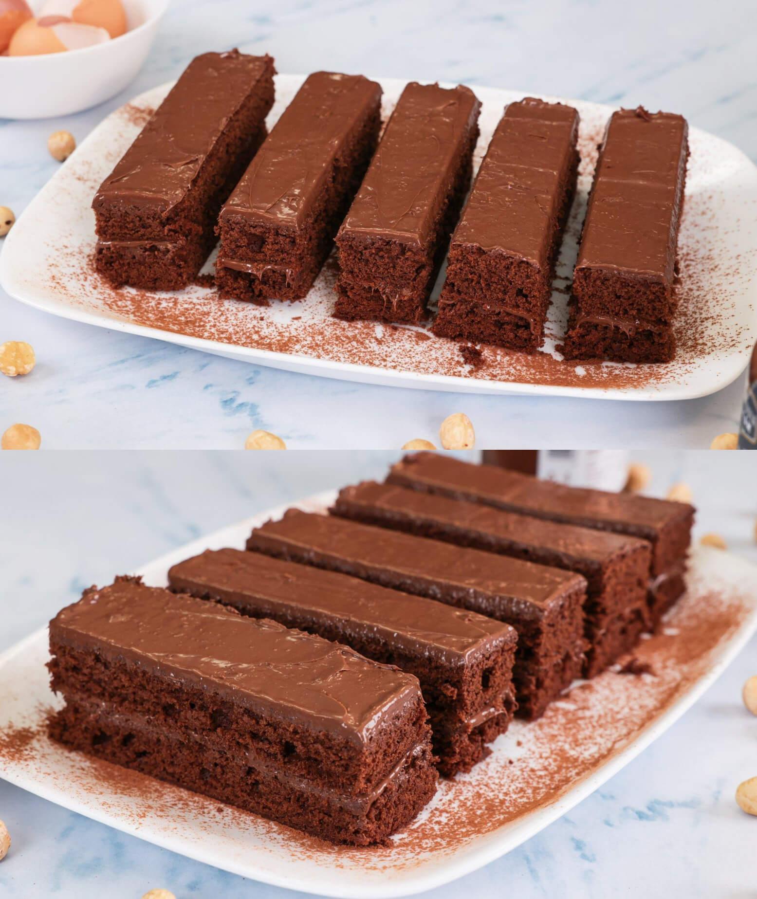 Σοκολατένια παστάκια με 3 υλικά χωρίς ζάχαρη